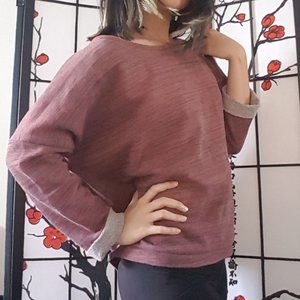 Esprit Mauve/Grey Sweatshirt XL